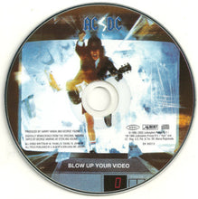 Charger l'image dans la galerie, CD cover of AC/DC's 'Blow Up Your Video' with a guitar player on a blue and brown background.