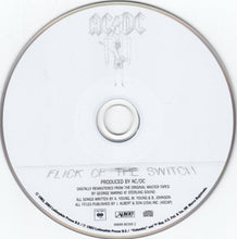 Charger l'image dans la galerie, CD label with AC/DC logo and text on a white background