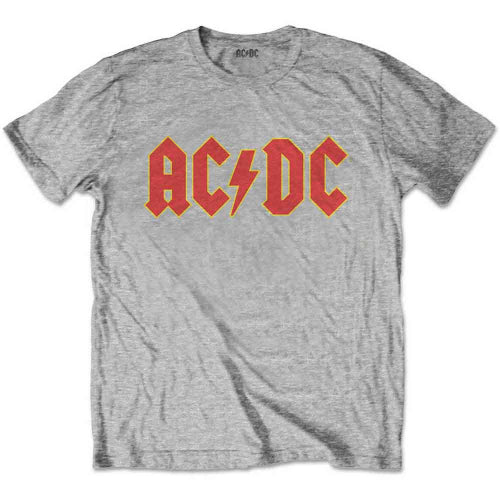 AC/DC - Kids T-Shirt:  Logo (Heather Grey)