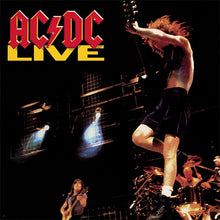 Cargar imagen en el visor de la galería, Album cover for 'AC/DC Live' featuring a guitarist on stage.