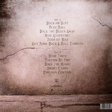 Cargar imagen en el visor de la galería, Album cover with tracklist on a textured brown background