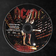 Cargar imagen en el visor de la galería, CD with AC/DC logo and rock-themed design on a black background
