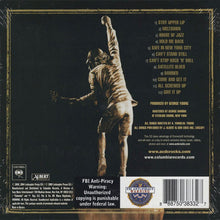 Cargar imagen en el visor de la galería, Album back cover with a silhouette of a person and tracklist on a dark background