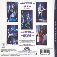 Charger l'image dans la galerie, Back cover of a music album featuring band members and tracklist on a white background.
