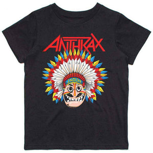 Anthrax - Kids T-Shirt: Injun (Black)