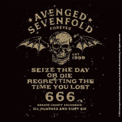 Avenged Sevenfold Single Cork Coaster:  Seize The Day
