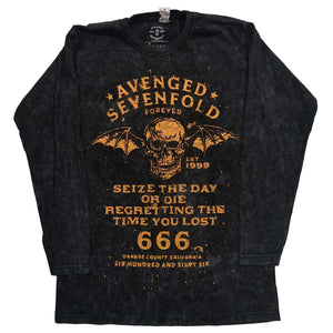 Avenged Sevenfold Unisex Long Sleeve T-Shirt:  Sieze The Day
