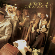 Cargar imagen en el visor de la galería, ABBA band members inside a vehicle with a press kit, including photos and promotional materials.
