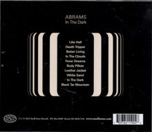 Load image into Gallery viewer, Album back cover with tracklist and branding on a black background