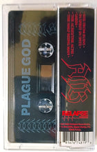 Charger l'image dans la galerie, Cassette tape with 'Plague God' and 'Relapse Records' branding on a clear cassette case.