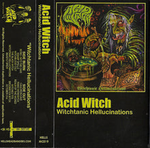 Charger l'image dans la galerie, Acid Witch - Witchtanic Hellucinations front cassette tape cover artwork.