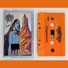 Cargar imagen en el visor de la galería, Cassette tape with orange casing and colorful cover featuring a person and mountain on an orange background