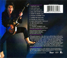 Cargar imagen en el visor de la galería, Album back cover with guitar player and tracklist on a dark background