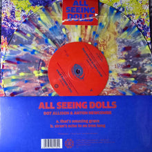 Load image into Gallery viewer, All Seeing Dolls - That's Amazing Grace colored vinyl record and back cover.