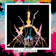 Cargar imagen en el visor de la galería, Album cover with abstract design and text on a colorful background