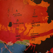 Cargar imagen en el visor de la galería, Abstract art with text on a multicolored background