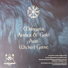 Load image into Gallery viewer, Album cover with text and a symbol on a textured background