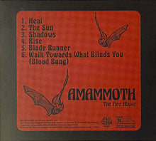 Load image into Gallery viewer, Amammoth - The Fire Above back compact disc cover.