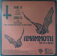 Cargar imagen en el visor de la galería, Amammoth - The Fire Above back vinyl record cover.