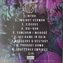 Charger l'image dans la galerie, Ammo For My Arsenal - Insight Sermons back vinyl record cover.