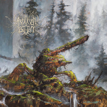Load image into Gallery viewer, Album cover with a forest scene, moss-covered tank, and band name &#39;Attila&#39; at the top.