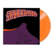 Cargar imagen en el visor de la galería, Vinyl record with orange disc and black cover featuring a silhouette and stylized text.