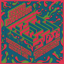 Load image into Gallery viewer, Cover art for Astro Elevator's album 'Lysergic Liquid Maze Of The Psychotropic Triptonauts' featuring a stylized, colorful maze design with abstract shapes and text.