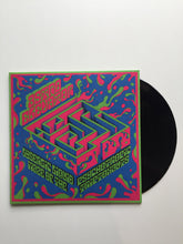 Load image into Gallery viewer, Cover art for Astro Elevator's album 'Lysergic Liquid Maze Of The Psychotropic Triptonauts' featuring a stylized, colorful maze design with abstract shapes and text.
