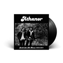 Cargar imagen en el visor de la galería, Vinyl record with 'Athanor' album cover featuring a black and white photo of two musicians.