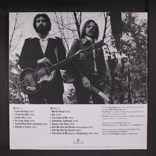 Cargar imagen en el visor de la galería, Album cover with two musicians holding guitars in a forest, featuring tracklist below.