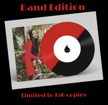 Cargar imagen en el visor de la galería, Vinyl record with a woman in a forest and 'Band Edition' text on a black background