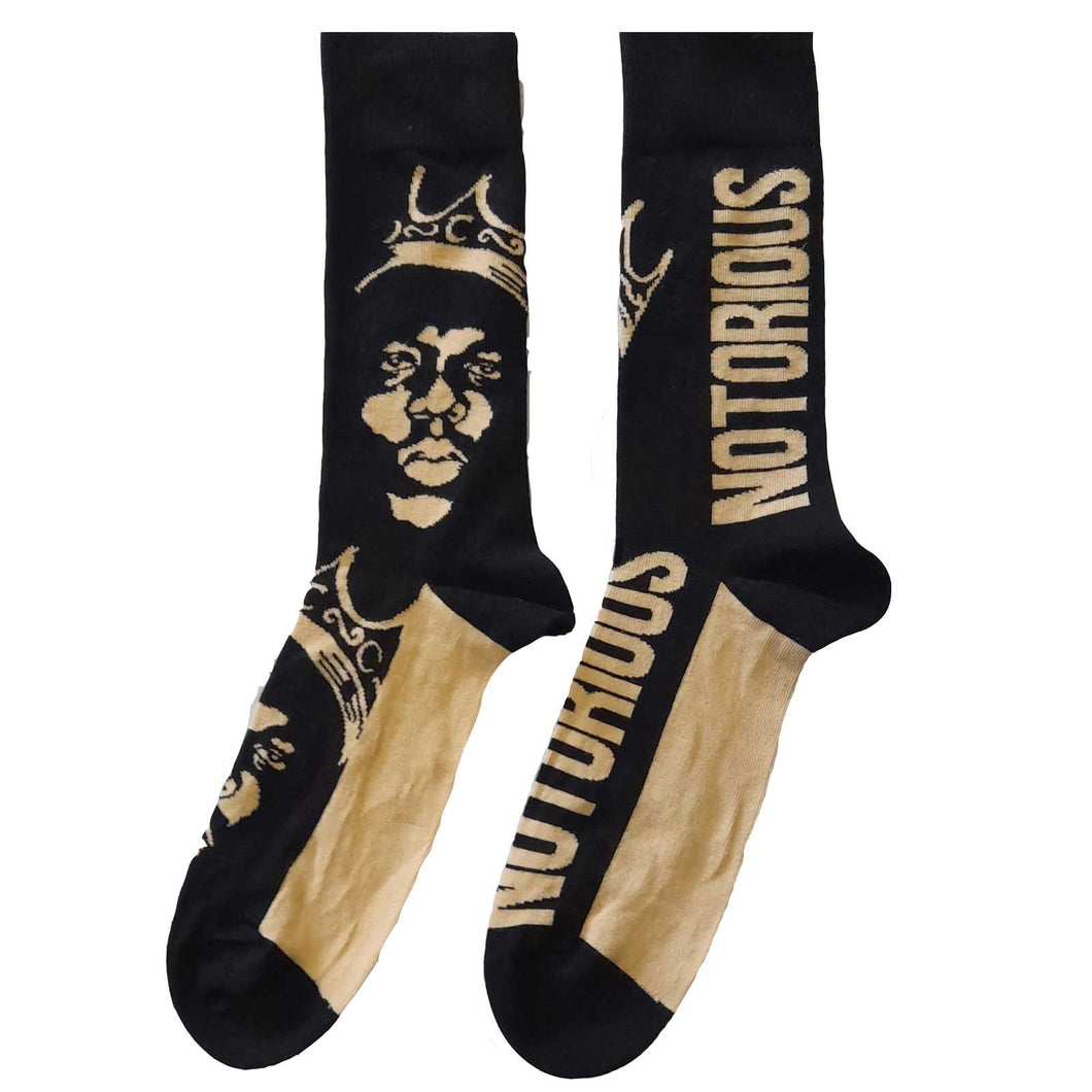 Biggie Smalls Unisex Ankle Socks:  Gold Crown