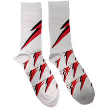 Load image into Gallery viewer, David Bowie - Unisex Ankle Socks:  Flash (White)