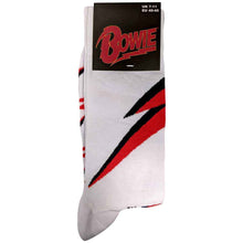 Load image into Gallery viewer, David Bowie - Unisex Ankle Socks:  Flash (White)