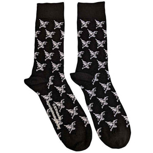 Black Sabbath - Unisex Ankle Socks:  Demon Pattern (Black)