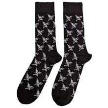 Load image into Gallery viewer, Black Sabbath - Unisex Ankle Socks:  Demon Pattern (Black)