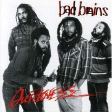 Charger l'image dans la galerie, Four individuals with dreadlocks, wearing plaid shirts, against a white background with 'bad brains' text.