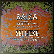 Load image into Gallery viewer, Album cover with text 'Balsa', 'Sei Hexe' and artistic design elements on a dark background