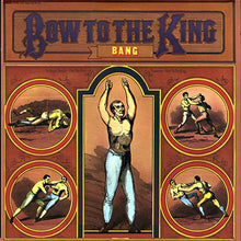 Cargar imagen en el visor de la galería, Vintage-style album cover with illustrations and text &#39;Bow to the King Bang&#39;.