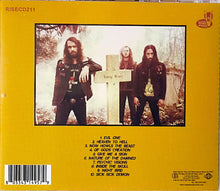 Cargar imagen en el visor de la galería, Album cover with three individuals in a cemetery and tracklist on a yellow background