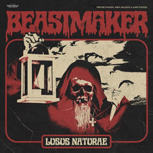 Charger l'image dans la galerie, CD cover art for Beastmaker's album Lusus Naturae featuring a stylized illustration with a skull, candles, and a dark background.