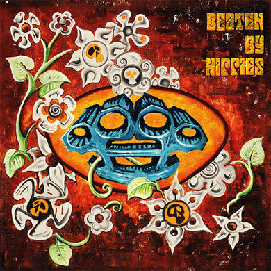 CD cover art featuring a stylized skull with floral designs in a vibrant artwork style.