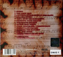 Charger l'image dans la galerie, Album tracklist with music sheet design on a brown background