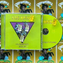 Cargar imagen en el visor de la galería, Green album cover with a triangle design and text, featuring a person with a hat and smoking a pipe.