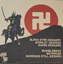 Load image into Gallery viewer, Black Magic SS - Scarlet Desires back vinyl record cover artwork.
