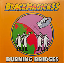 Load image into Gallery viewer, Album cover with astronauts, a UFO, and text on an orange background