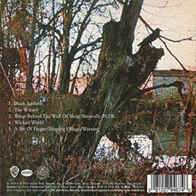 Load image into Gallery viewer, Black Sabbath - Black Sabbath back compact disc cover artwork.