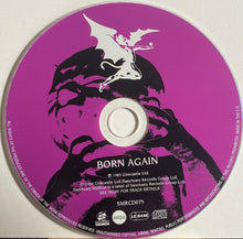 Load image into Gallery viewer, CD disc with purple background and black silhouette of a person holding a bat, with text 'Born Again' on a white background.