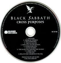 Cargar imagen en el visor de la galería, Black Sabbath - Cross Purposes compact disc.