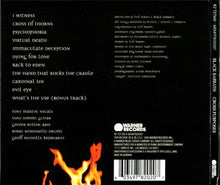 Cargar imagen en el visor de la galería, Black Sabbath - Cross Purposes back compact disc cover.